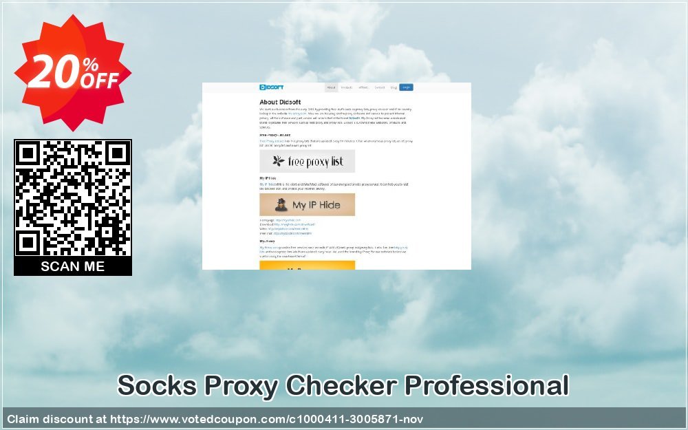 Socks Proxy Checker Professional Coupon, discount Socks Proxy Checker Professional formidable promotions code 2023. Promotion: formidable promotions code of Socks Proxy Checker Professional 2023