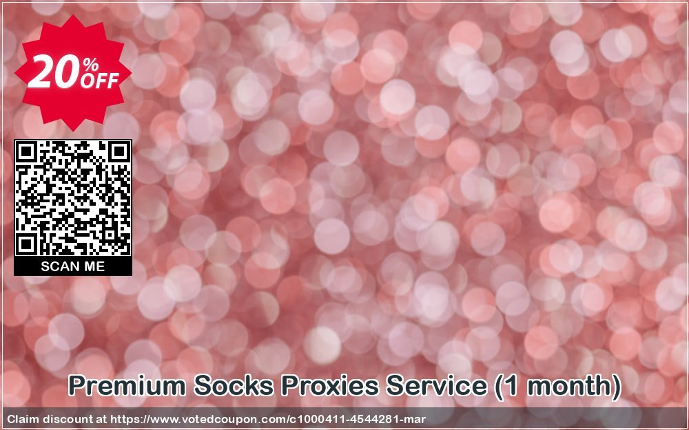 Premium Socks Proxies Service, Monthly  Coupon Code Apr 2024, 20% OFF - VotedCoupon