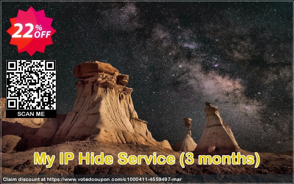 My IP Hide Service, 3 months  Coupon Code May 2024, 22% OFF - VotedCoupon