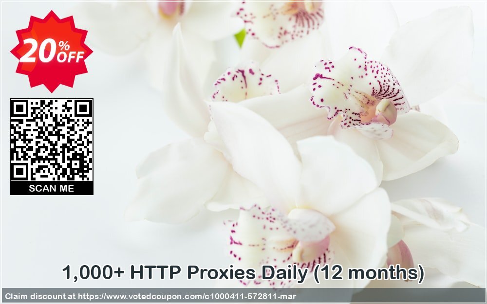 1,000+ HTTP Proxies Daily, 12 months  Coupon, discount 1,000+ HTTP Proxies Daily (12 months) stunning promotions code 2024. Promotion: stunning promotions code of 1,000+ HTTP Proxies Daily (12 months) 2024