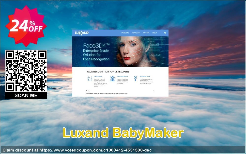 Luxand BabyMaker Coupon, discount BabyMaker wonderful promotions code 2023. Promotion: wonderful promotions code of BabyMaker 2023