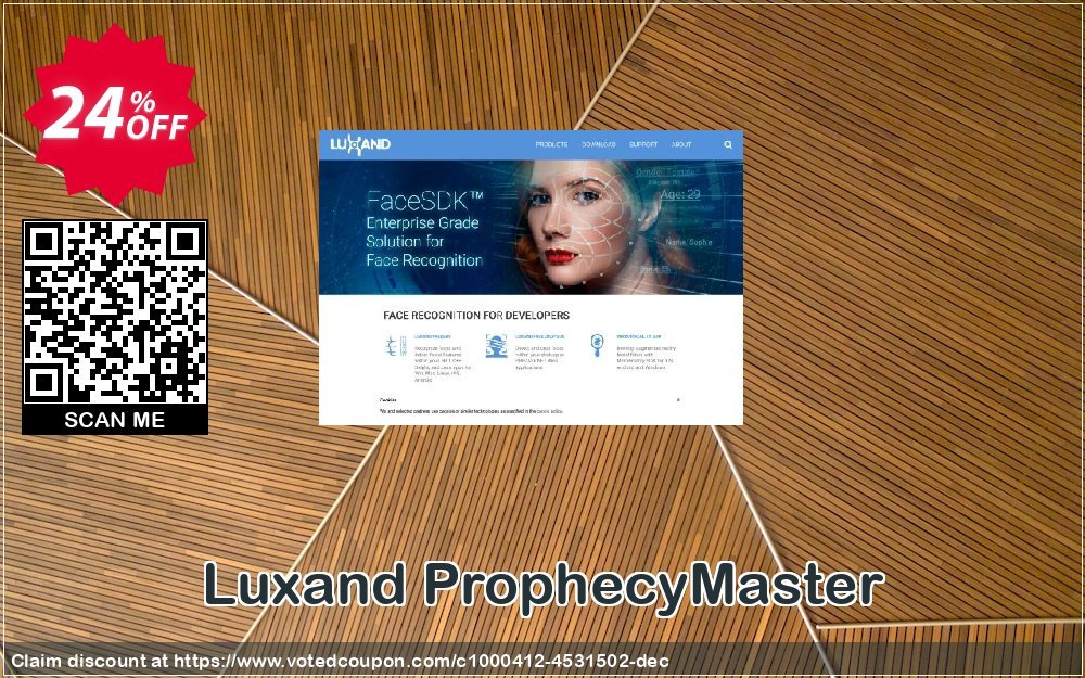 Luxand ProphecyMaster Coupon, discount ProphecyMaster stunning deals code 2023. Promotion: stunning deals code of ProphecyMaster 2023