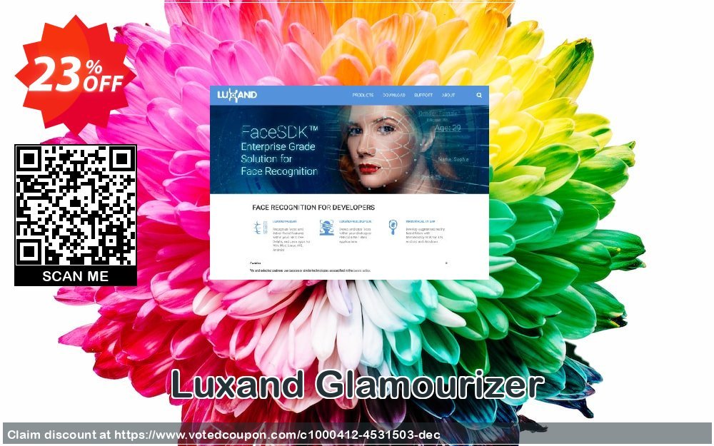 Luxand Glamourizer Coupon, discount Luxand Glamourizer staggering offer code 2023. Promotion: staggering offer code of Luxand Glamourizer 2023