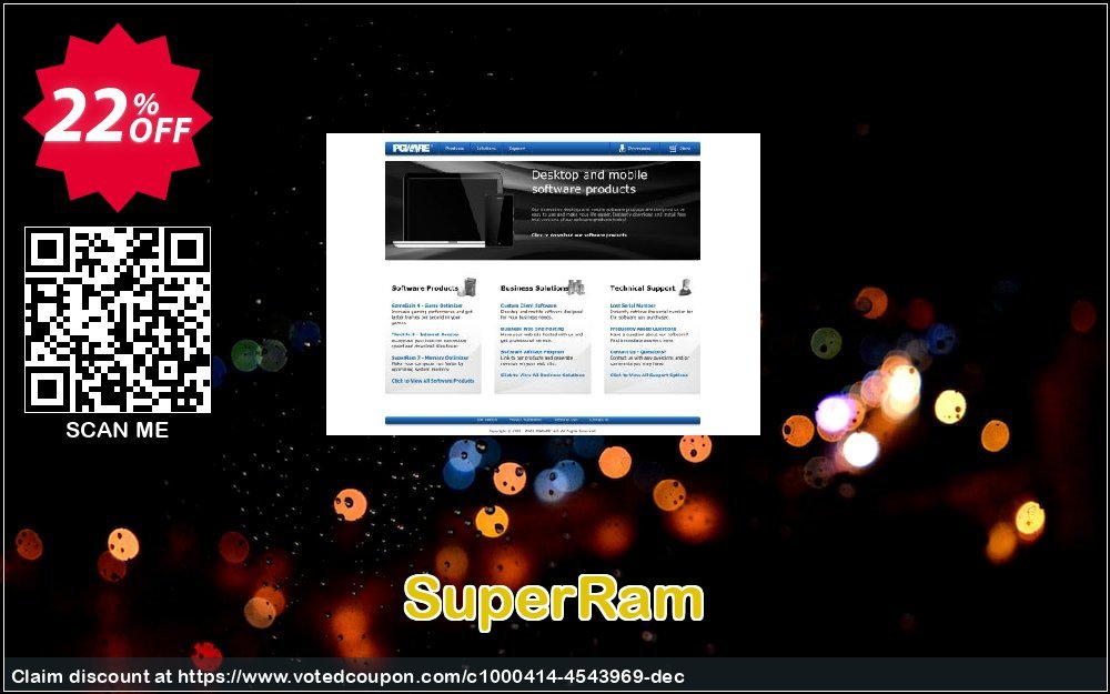 SuperRam Coupon, discount SuperRam Formidable discounts code 2023. Promotion: Formidable discounts code of SuperRam 2023