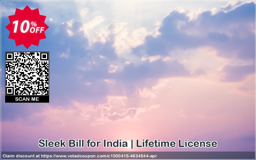 Sleek Bill for India | Lifetime Plan Coupon Code Apr 2024, 10% OFF - VotedCoupon