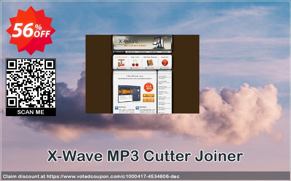 X-Wave MP3 Cutter Joiner Coupon, discount X-Wave MP3 Cutter Joiner amazing promo code 2023. Promotion: amazing promo code of X-Wave MP3 Cutter Joiner 2023