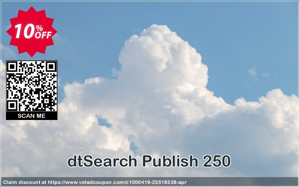 dtSearch Publish 250 Coupon Code May 2024, 10% OFF - VotedCoupon