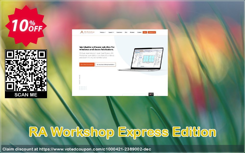 RA Workshop Express Edition Coupon, discount RA Workshop Express Edition exclusive discounts code 2023. Promotion: exclusive discounts code of RA Workshop Express Edition 2023