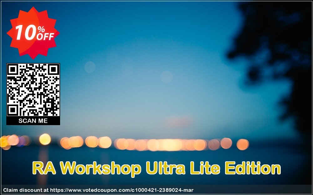 RA Workshop Ultra Lite Edition Coupon, discount RA Workshop Ultra Lite Edition special promotions code 2024. Promotion: special promotions code of RA Workshop Ultra Lite Edition 2024