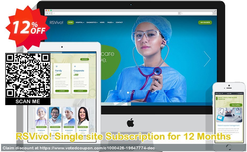 RSVivo! Single site Subscription for 12 Months Coupon Code Jun 2024, 12% OFF - VotedCoupon