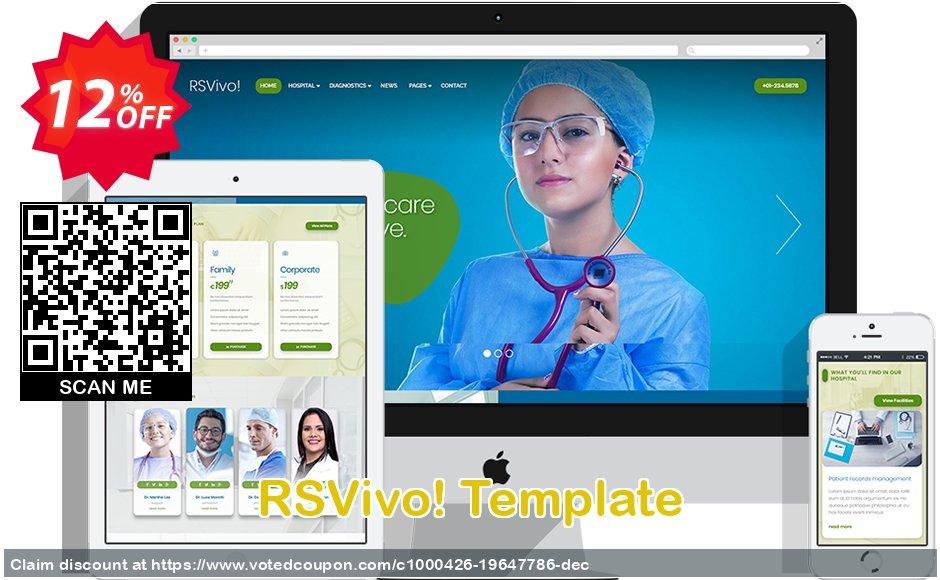 RSVivo! Template Coupon Code Apr 2024, 12% OFF - VotedCoupon