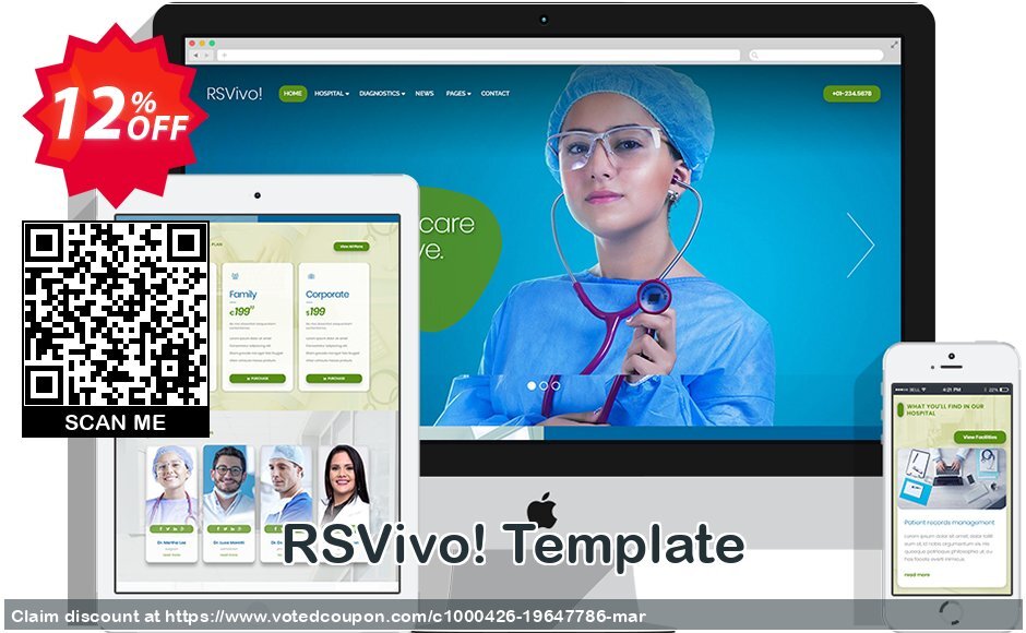 RSVivo! Template Coupon Code Apr 2024, 12% OFF - VotedCoupon