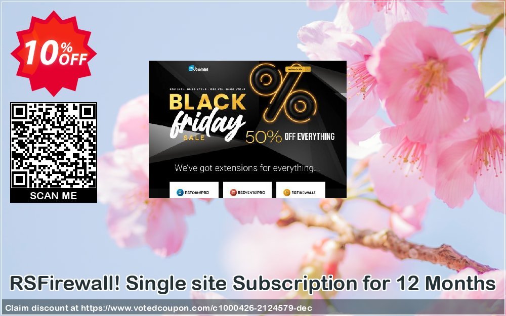 RSFirewall! Single site Subscription for 12 Months Coupon, discount RSFirewall! Single site Subscription for 12 Months impressive sales code 2023. Promotion: impressive sales code of RSFirewall! Single site Subscription for 12 Months 2023