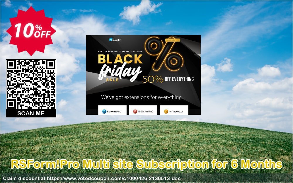 RSForm!Pro Multi site Subscription for 6 Months Coupon, discount RSForm!Pro Multi site Subscription for 6 Months stunning promo code 2023. Promotion: stunning promo code of RSForm!Pro Multi site Subscription for 6 Months 2023
