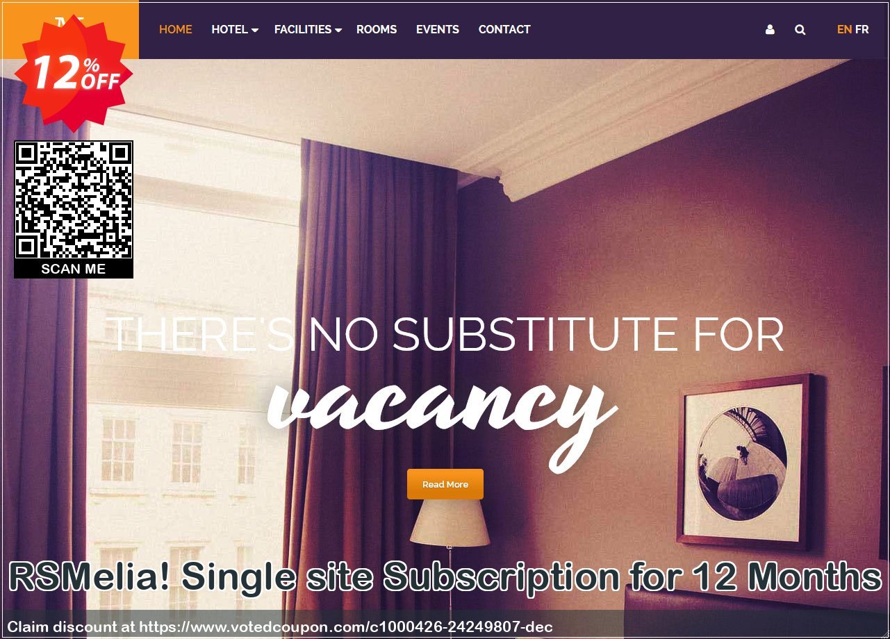 RSMelia! Single site Subscription for 12 Months Coupon Code Apr 2024, 12% OFF - VotedCoupon