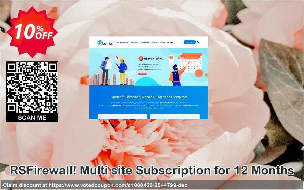 RSFirewall! Multi site Subscription for 12 Months