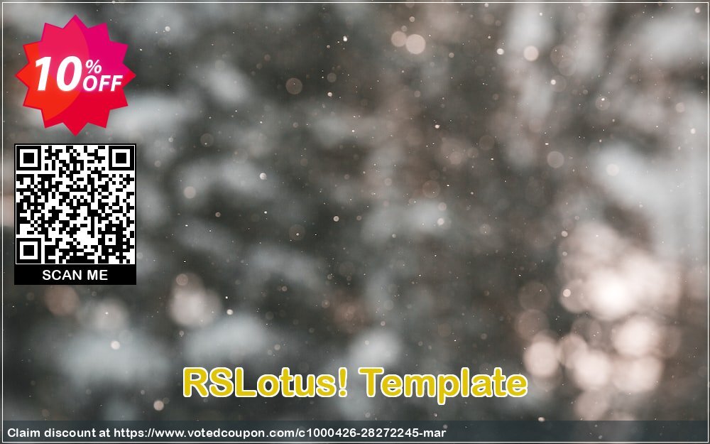 RSLotus! Template Coupon Code Apr 2024, 10% OFF - VotedCoupon