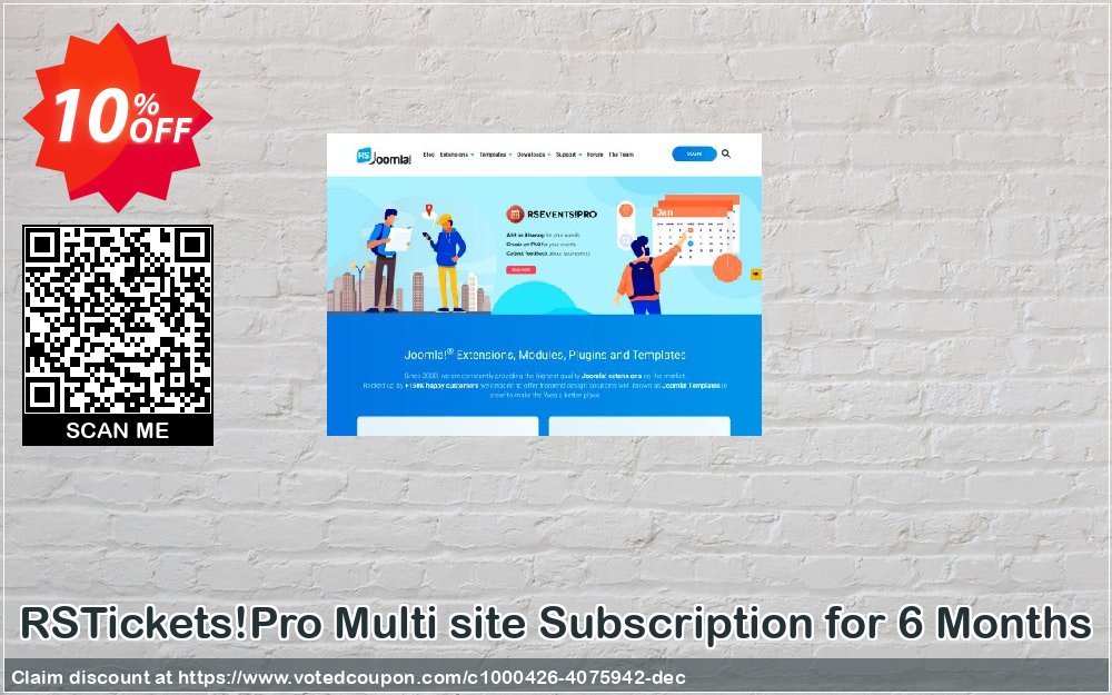 RSTickets!Pro Multi site Subscription for 6 Months Coupon Code Apr 2024, 10% OFF - VotedCoupon