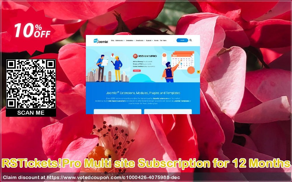 RSTickets!Pro Multi site Subscription for 12 Months Coupon, discount RSTickets!Pro Multi site Subscription for 12 Months staggering discounts code 2023. Promotion: staggering discounts code of RSTickets!Pro Multi site Subscription for 12 Months 2023