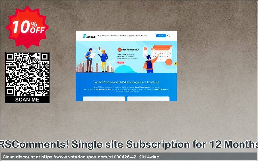 RSComments! Single site Subscription for 12 Months Coupon Code Jun 2024, 10% OFF - VotedCoupon