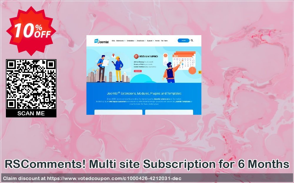 RSComments! Multi site Subscription for 6 Months Coupon, discount RSComments! Multi site Subscription for 6 Months amazing discount code 2024. Promotion: amazing discount code of RSComments! Multi site Subscription for 6 Months 2024