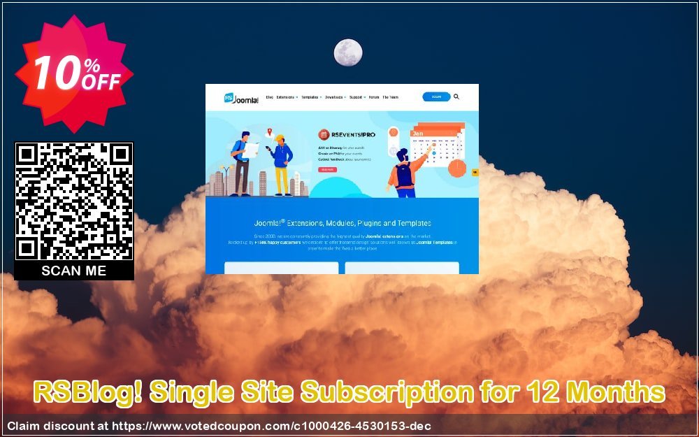 RSBlog! Single Site Subscription for 12 Months Coupon Code Jun 2024, 10% OFF - VotedCoupon