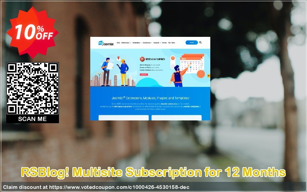 RSBlog! Multisite Subscription for 12 Months Coupon Code Apr 2024, 10% OFF - VotedCoupon