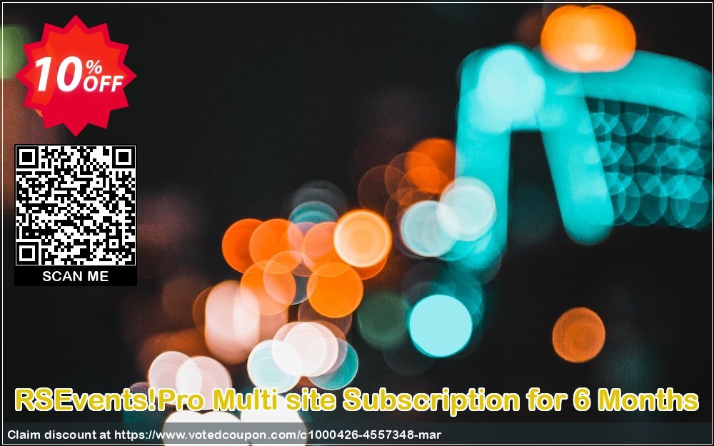 RSEvents!Pro Multi site Subscription for 6 Months Coupon Code May 2024, 10% OFF - VotedCoupon