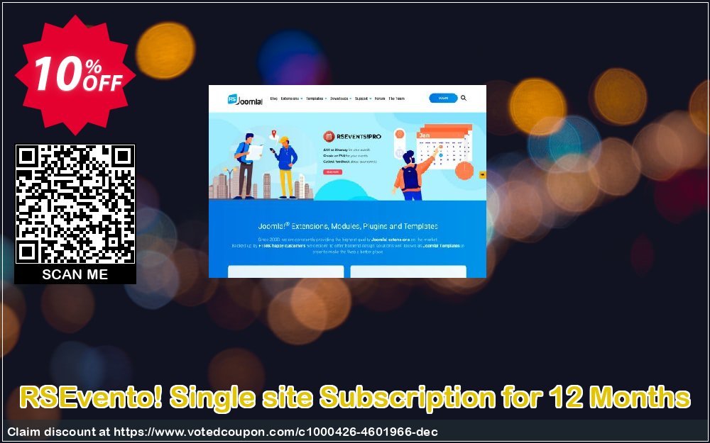 RSEvento! Single site Subscription for 12 Months Coupon, discount RSEvento! Single site Subscription for 12 Months best discount code 2024. Promotion: best discount code of RSEvento! Single site Subscription for 12 Months 2024