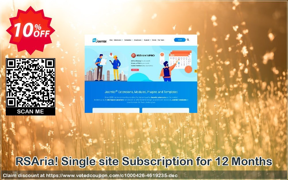 RSAria! Single site Subscription for 12 Months Coupon Code Apr 2024, 10% OFF - VotedCoupon