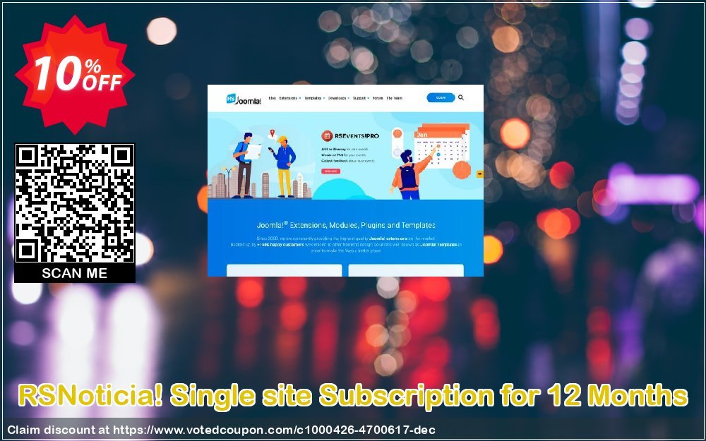 RSNoticia! Single site Subscription for 12 Months Coupon Code Apr 2024, 10% OFF - VotedCoupon