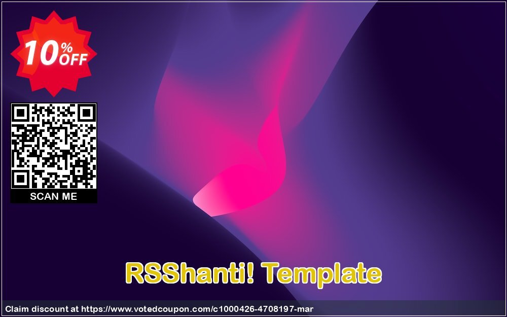 RSShanti! Template Coupon Code Apr 2024, 10% OFF - VotedCoupon