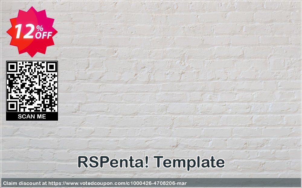 RSPenta! Template Coupon, discount RSPenta! Template Super sales code 2024. Promotion: Super sales code of RSPenta! Template 2024