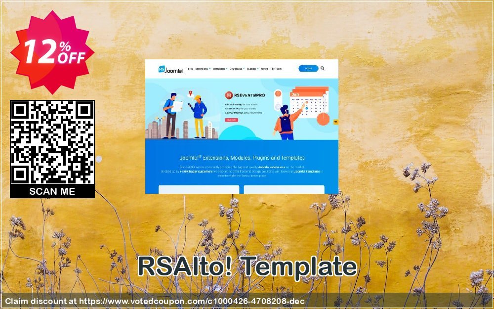 RSAlto! Template Coupon, discount RSAlto! Template Big offer code 2024. Promotion: Big offer code of RSAlto! Template 2024
