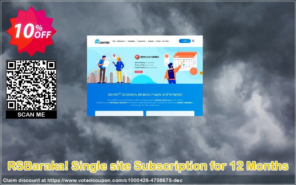 RSBaraka! Single site Subscription for 12 Months Coupon, discount RSBaraka! Single site Subscription for 12 Months impressive promo code 2024. Promotion: impressive promo code of RSBaraka! Single site Subscription for 12 Months 2024
