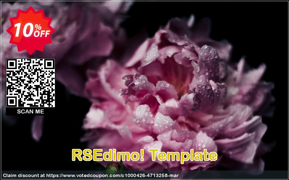 RSEdimo! Template Coupon Code Apr 2024, 10% OFF - VotedCoupon