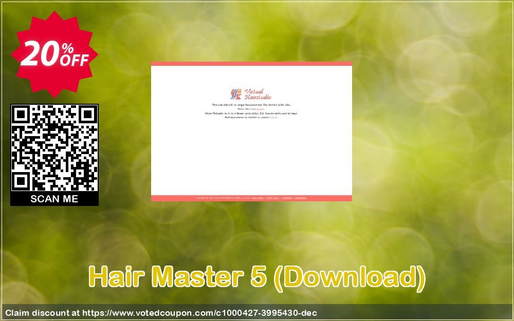 Hair Master 5, Download  Coupon, discount Hair Master 5 (Download) Fearsome promo code 2023. Promotion: awful discount code of Hair Master 5 (Download) 2023