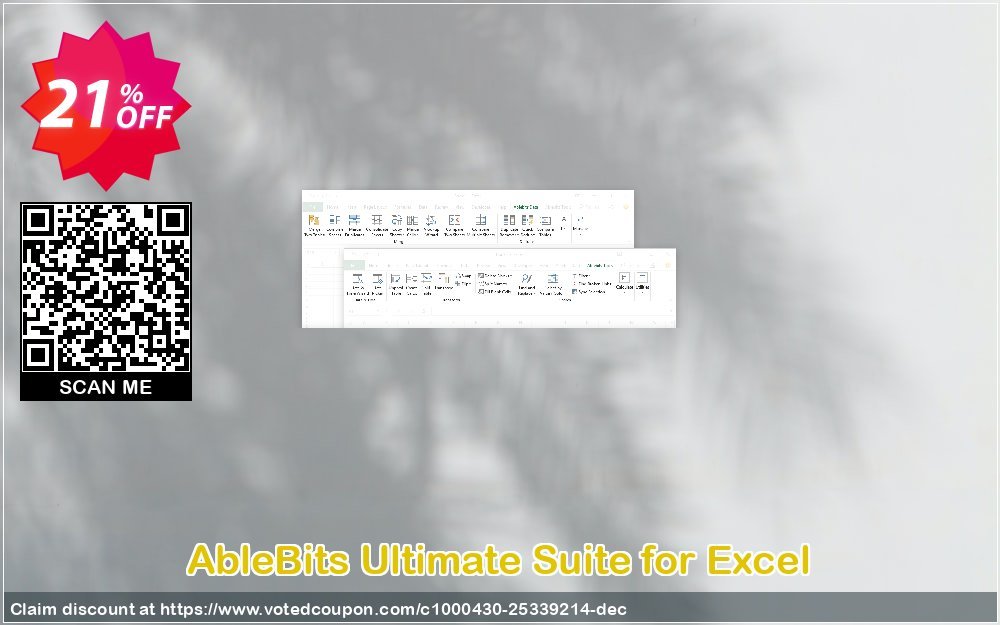 AbleBits Ultimate Suite for Excel Coupon, discount AbleBits.com Ultimate Suite 2023 for Excel, Personal Edition impressive promo code 2023. Promotion: impressive promo code of AbleBits.com Ultimate Suite 2023 for Excel, Personal Edition 2023