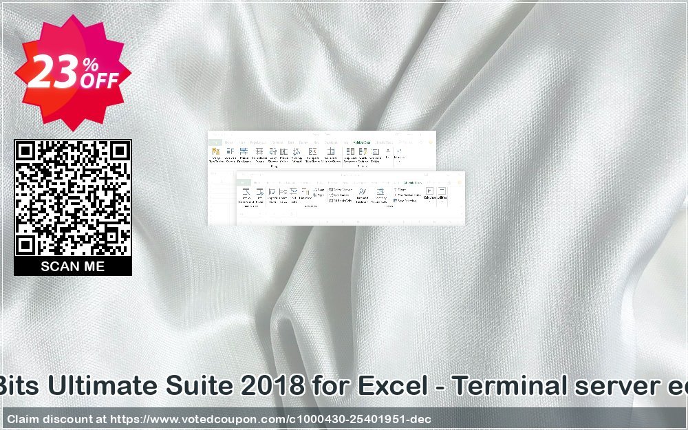 AbleBits Ultimate Suite 2018 for Excel - Terminal server edition Coupon, discount AbleBits.com Ultimate Suite 2023 for Excel, Terminal server edition awesome sales code 2023. Promotion: awesome sales code of AbleBits.com Ultimate Suite 2023 for Excel, Terminal server edition 2023