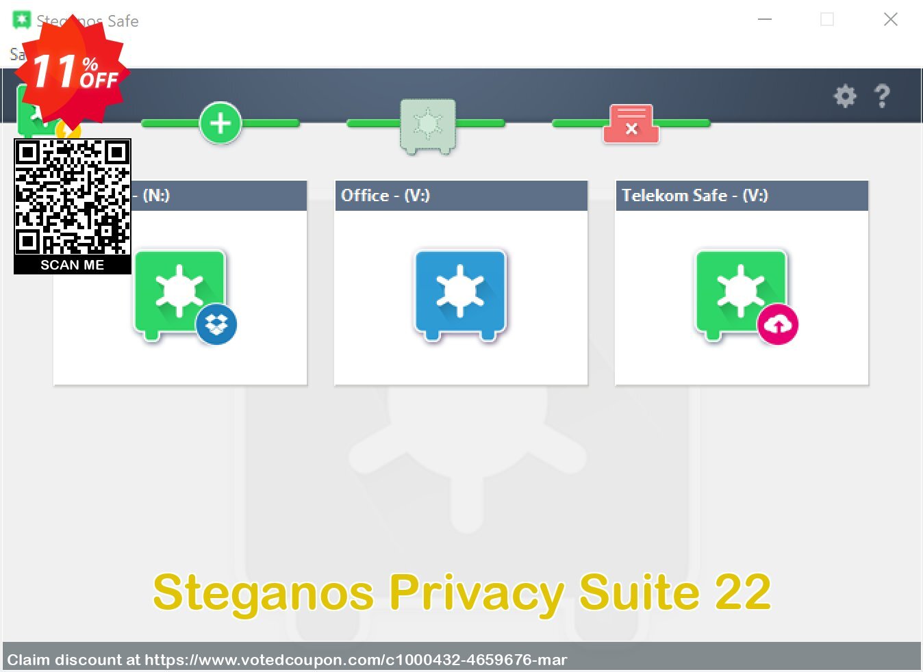 Steganos Privacy Suite 22 Coupon Code Apr 2024, 11% OFF - VotedCoupon