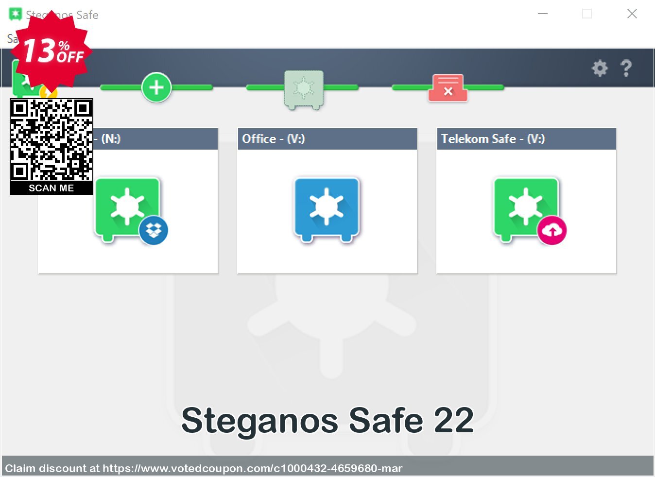 Steganos Safe 22 Coupon Code Apr 2024, 13% OFF - VotedCoupon