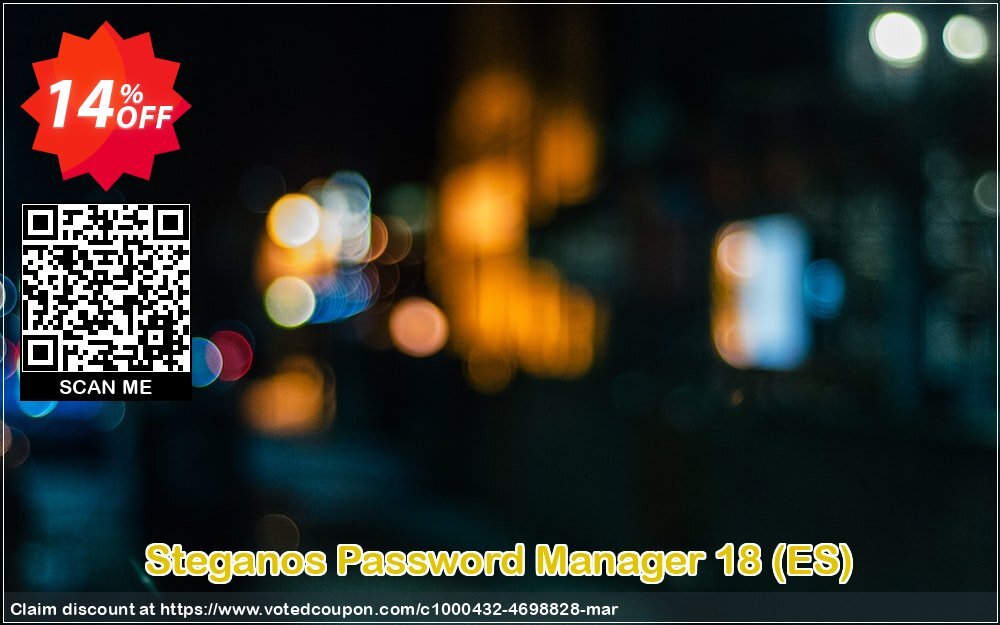 Steganos Password Manager 18, ES  Coupon, discount Steganos Password Manager 18 (ES) imposing sales code 2024. Promotion: imposing sales code of Steganos Password Manager 18 (ES) 2024