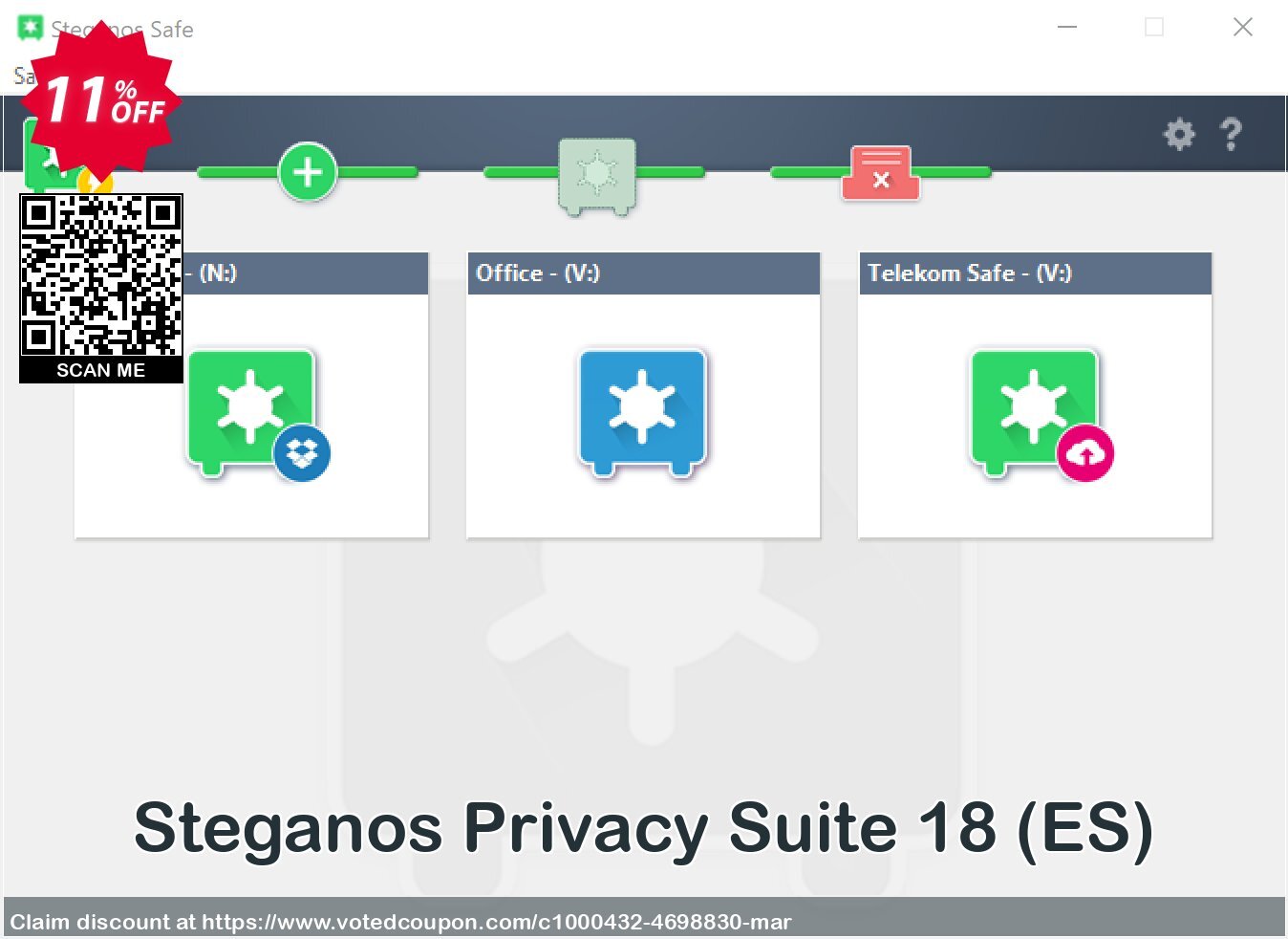 Steganos Privacy Suite 18, ES  Coupon, discount Steganos Privacy Suite 18 (ES) impressive offer code 2024. Promotion: impressive offer code of Steganos Privacy Suite 18 (ES) 2024