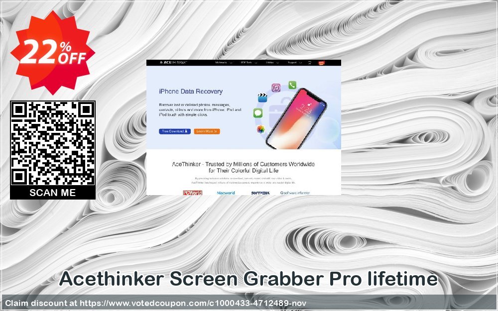 Acethinker Screen Grabber Pro lifetime Coupon, discount Screen Grabber Pro (Personal - lifetime) staggering promo code 2023. Promotion: staggering promo code of Screen Grabber Pro (Personal - lifetime) 2023