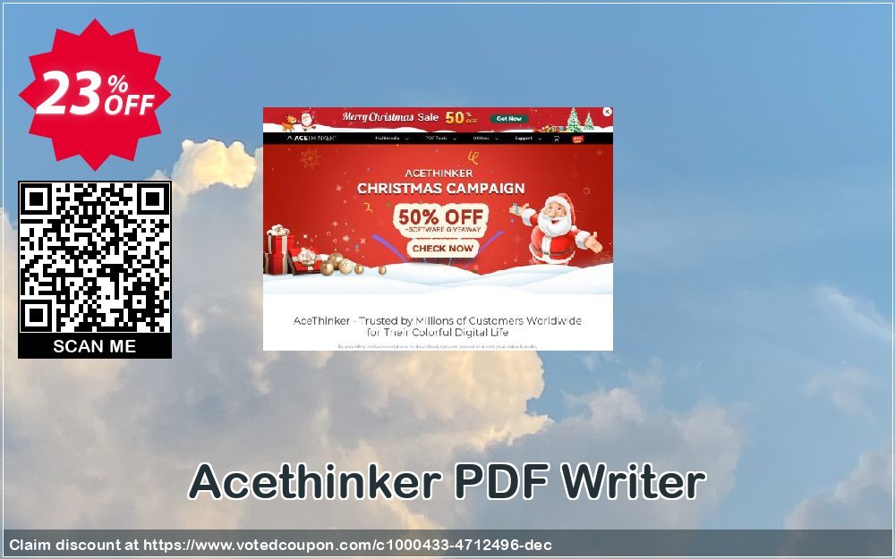 Acethinker PDF Writer Coupon, discount PDF Writer (Personal - 1 year) excellent promo code 2024. Promotion: excellent promo code of PDF Writer (Personal - 1 year) 2024