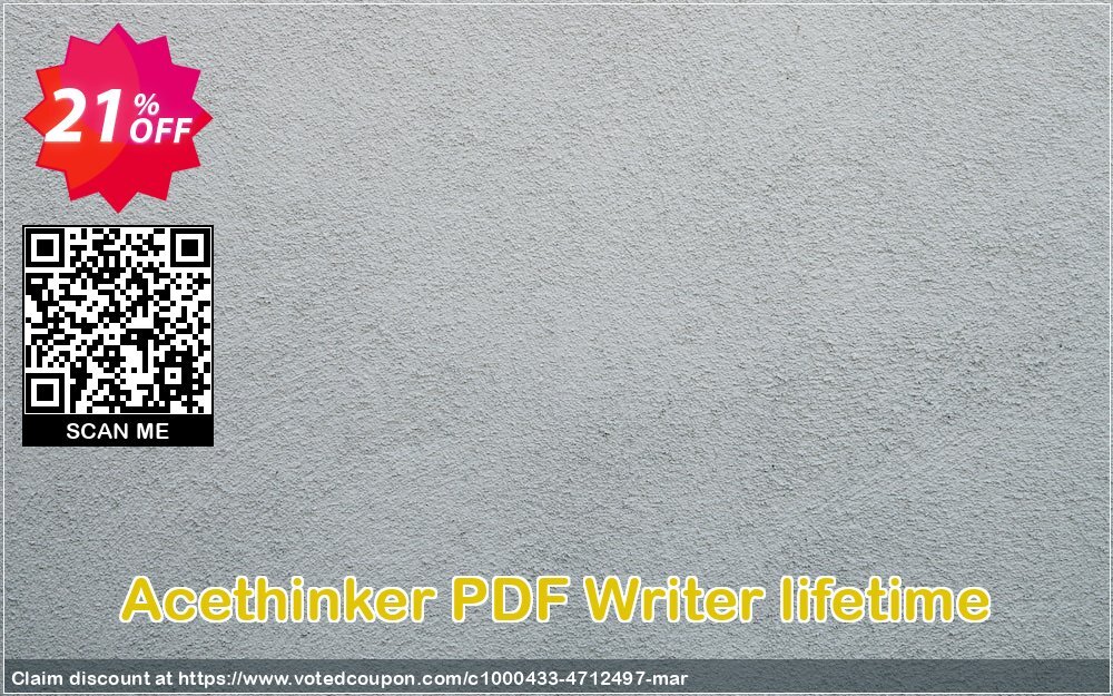 Acethinker PDF Writer lifetime Coupon Code Apr 2024, 21% OFF - VotedCoupon