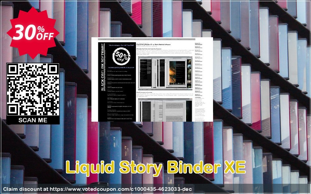 Liquid Story Binder XE Coupon, discount Liquid Story Binder XE best deals code 2023. Promotion: best deals code of Liquid Story Binder XE 2023