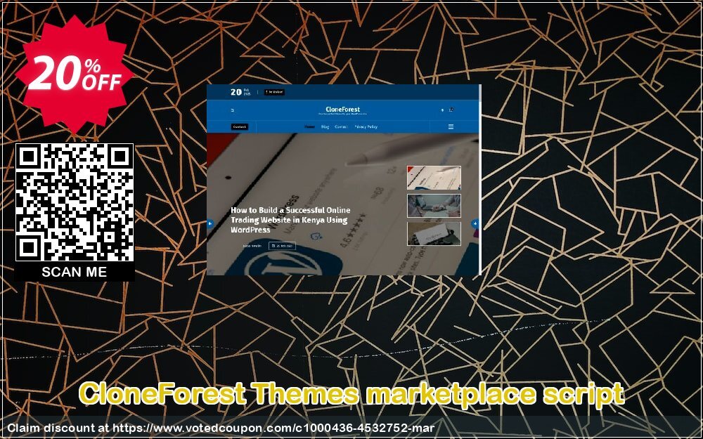CloneForest Themes marketplace script Coupon, discount Themes marketplace script marvelous promotions code 2025. Promotion: marvelous promotions code of Themes marketplace script 2024