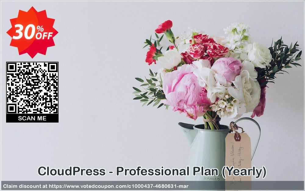 CloudPress - Professional Plan, Yearly  Coupon, discount CloudPress - Professional Plan (10 Sites) - Yearly Subscription wonderful discount code 2024. Promotion: wonderful discount code of CloudPress - Professional Plan (10 Sites) - Yearly Subscription 2024