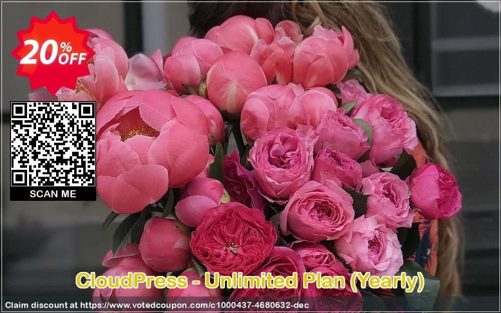 CloudPress - Unlimited Plan, Yearly  Coupon, discount CloudPress - Unlimited Plan - Yearly Subscription amazing promo code 2023. Promotion: amazing promo code of CloudPress - Unlimited Plan - Yearly Subscription 2023